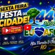 Festa da Cidade - Sexta Feira dia 26/06/2026 - 44º Anos de Alta Floresta D´Oeste Ro