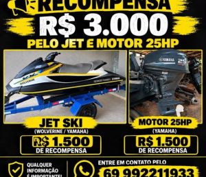Bandidos encapuzados e armados invadem empresa, rendem proprietária e roubam moto e jet ski – Polícia