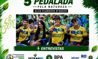 Gazin Presente na 5ª Pedalada Pela Natureza em Alta Floresta D´Oeste