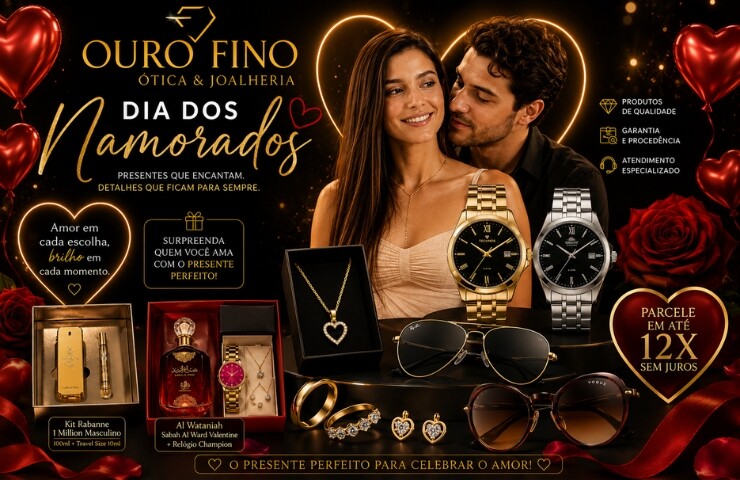 Presentes que vai surpreender seu grande amor é com a Ouro Fino, confira!