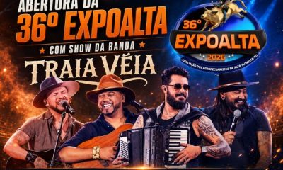 36ª Expoalta começa nesta quarta-feira com rodeio e show da banda Traia Véia