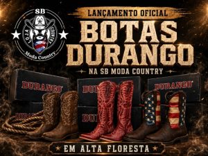Atenção: Lançamento Exclusivo Botas Durando na Sb Moda Country, confira!
