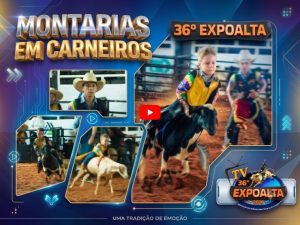 Montarias em Carneiros na 36º Expoalta 2026 em Alta Floresta D´Oeste Ro